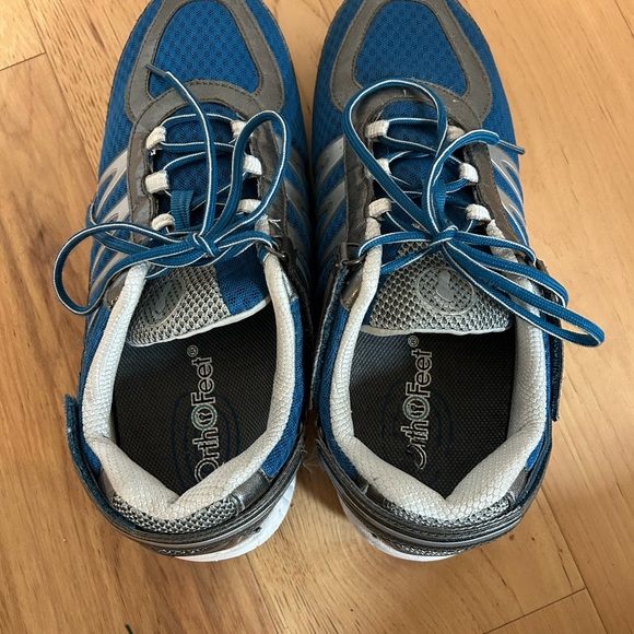 Orthofeet sprint Blue and Gray Men's Shoes 10 Wide - Picture 8 of 11